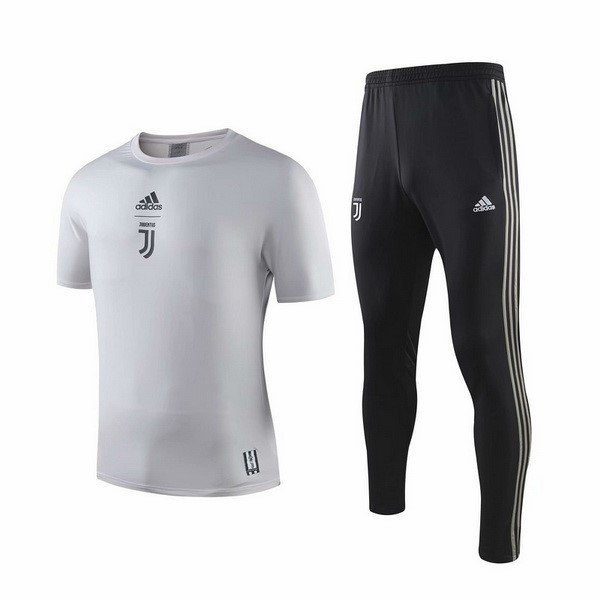 Entrenamiento Juventus Conjunto Completo 2019-2020 Gris Negro